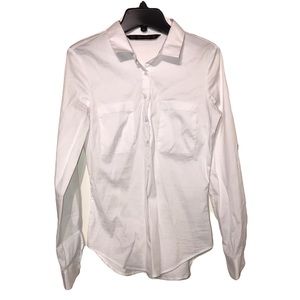 Zara classic dress shirt white cotton